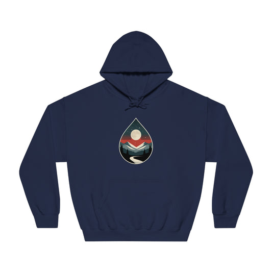 Mountain Moonlit Hoodie Sweatshirt